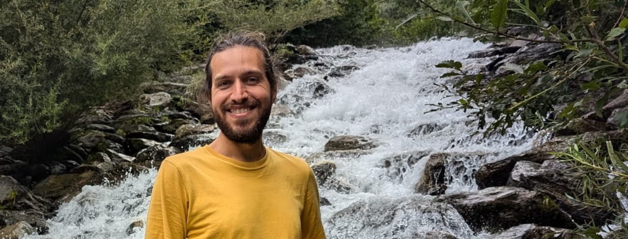 A photo of me taken at the Fondaco dei Tedeschi rooftop in Venice, Italy